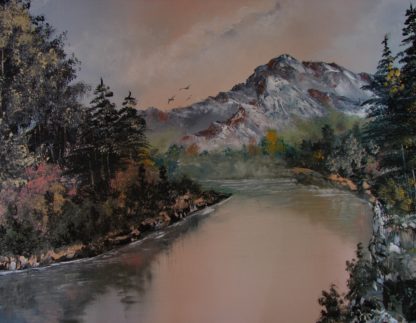 Painting of a sunrise