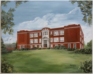 Painting of Troy High School